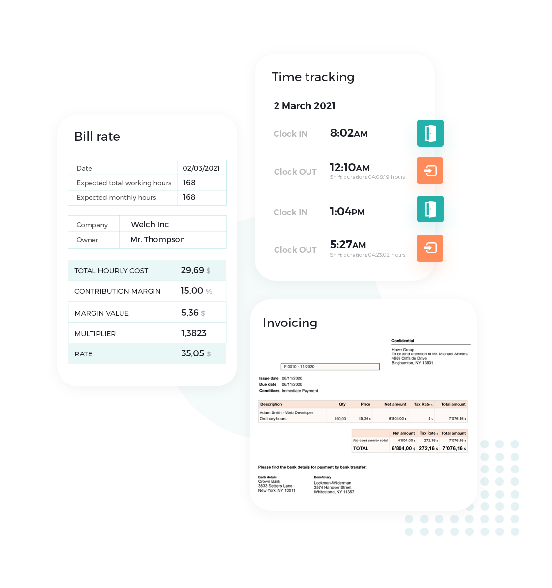pay and bill – invoicing