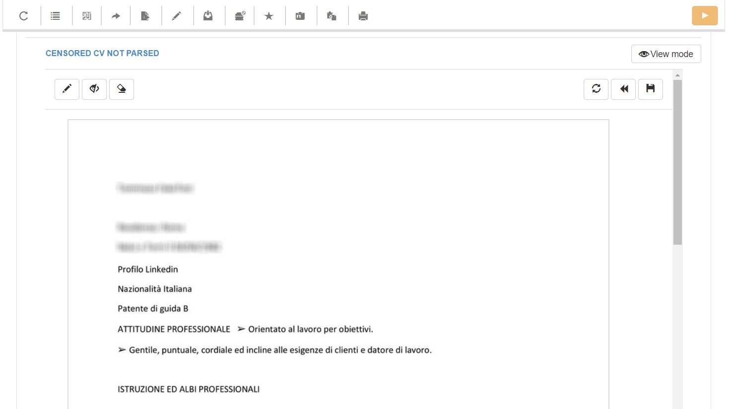 togli censura