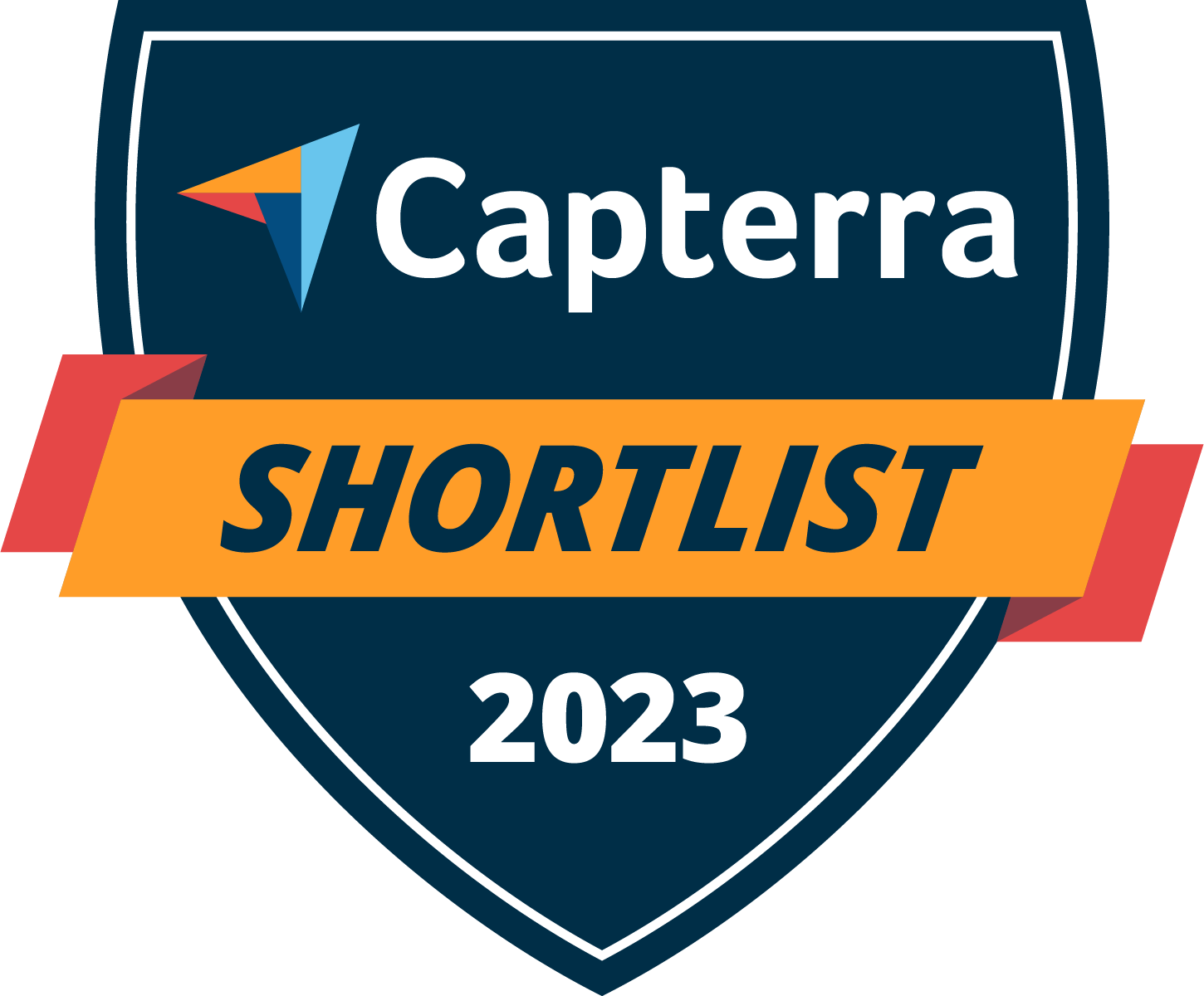 badge capterra shortlist 2023
