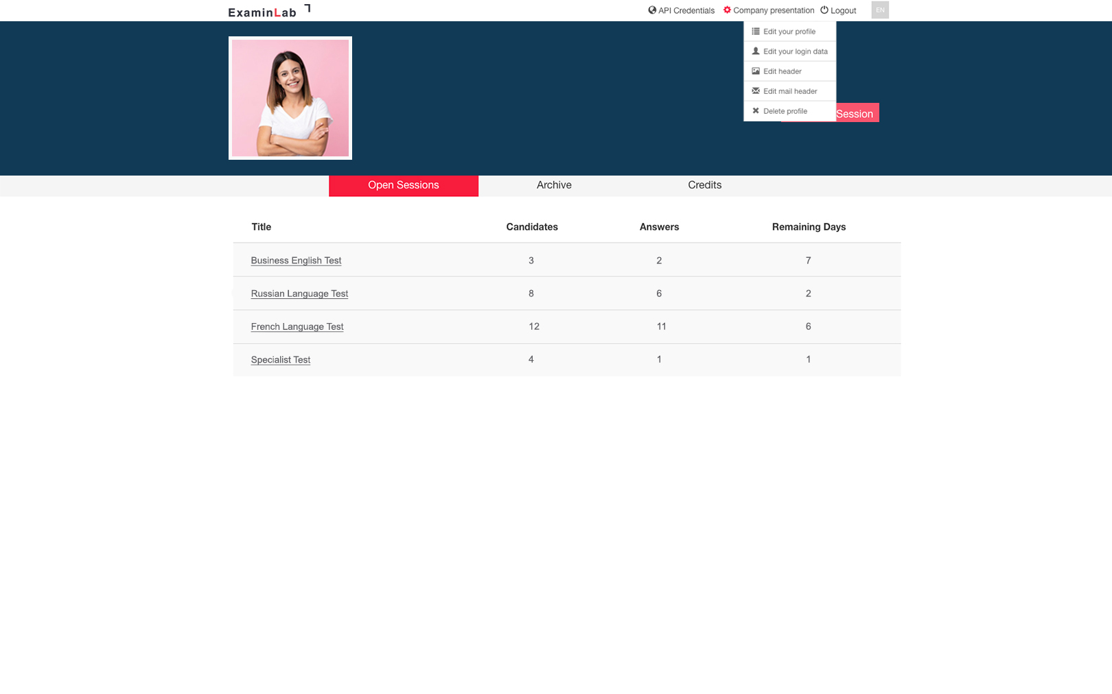account-management-examinlab