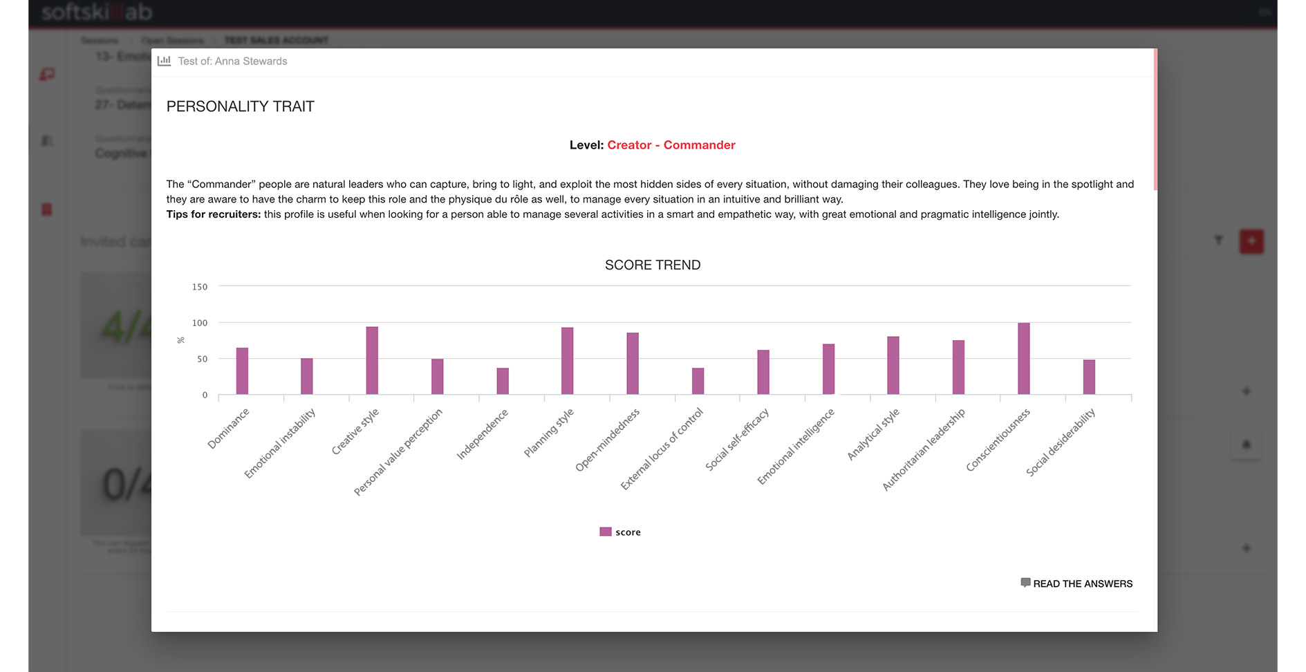 4. assessment result
